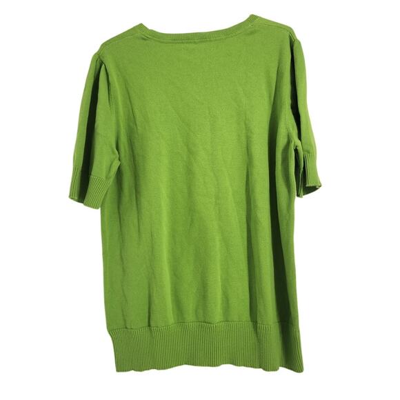 Old Navy Green Short Sleeve Sweater Top Womens Size XXL - Picture 2 of 3